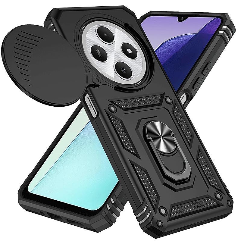 เกราะ Funda เหมาะสําหรับ Xiaomi Poco C75 เคสโทรศัพท์สไลด์เลนส์กล้องป้องกันฝาครอบโทรศัพท์ Pocco Poko 