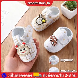 รองเท้าเด็กชายและเด็กหญิงแบบแบน 0-12 เดือน พื้นนุ่ม กันลื่น …