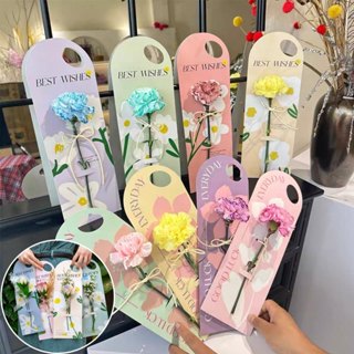 การ์ดใส่ดอกไม้ 5PCS กระดาษรองช่อดอกไม้ กันน้ำ ที่ใส่ดอกไม้ จ…