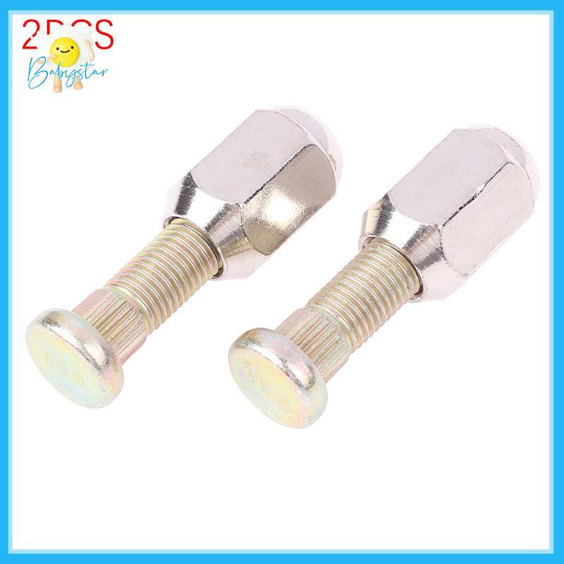 [Inthehot-t] 2 ชุด M10x1.25 Hex Nuts 10.9 STEEL Spline สกรูชุดสําหรับ ATV Go kart UTV Buggy Quad Dir