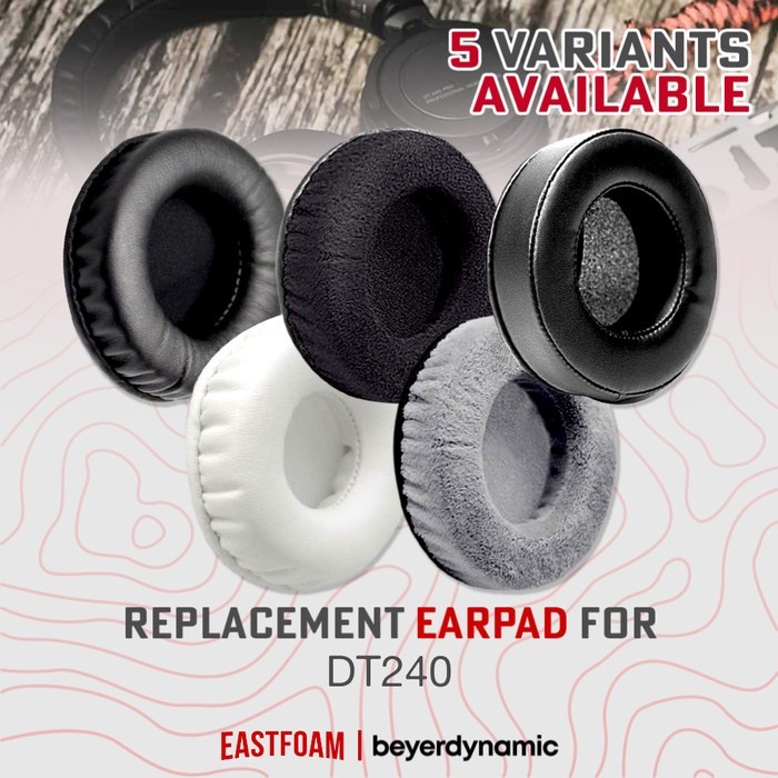 แผ่นรองหูฟัง Earcup Beyerdynamic DT240 DT 240 DT-240 แผ่นโฟมแผ่นรองหูฟังโฟม