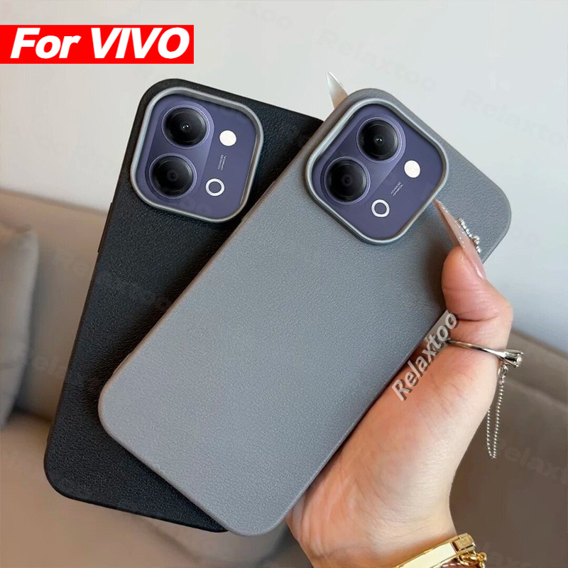 ปลอกสําหรับ VIVO Y05 Y31d Y11d VivoY05 s t Y05S Y05T VIVOY05S VIVOY11d VIVOY31d 5G 4G Matte หนังแฟชั
