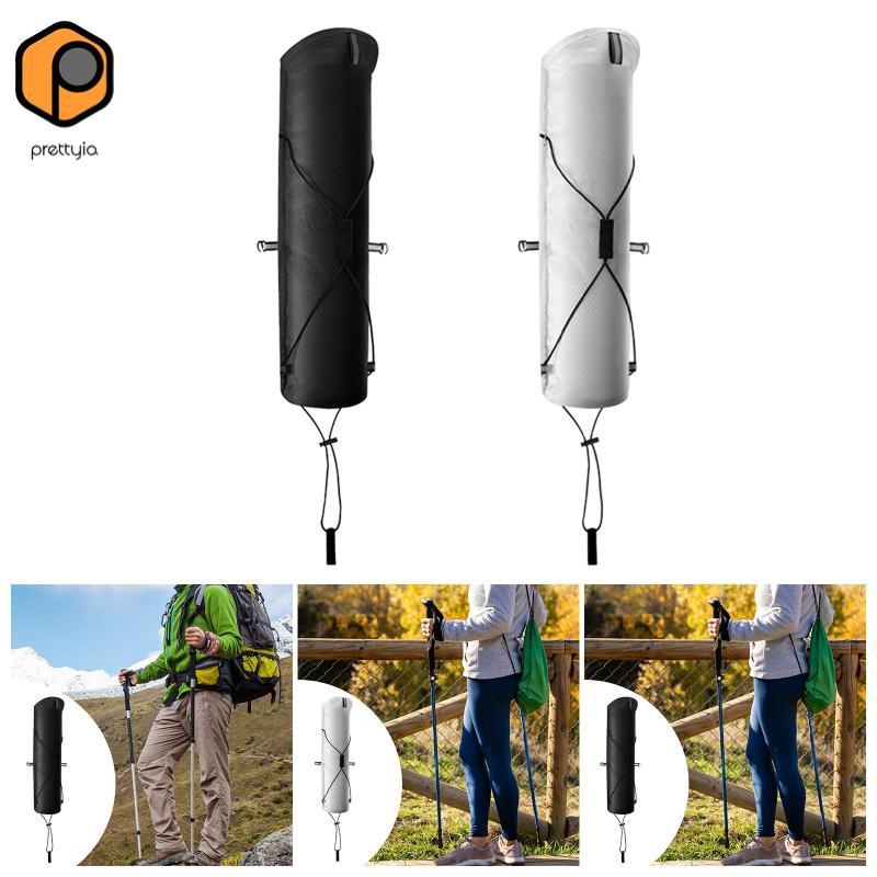 Prettyia Trekking Pole Carry Bag น้ำหนักเบา กันน้ำ โพลีเอสเตอร์ พับได้ เหมาะสำหรับการเดินป่าและใช้เป็นอุปกรณ์เสริม