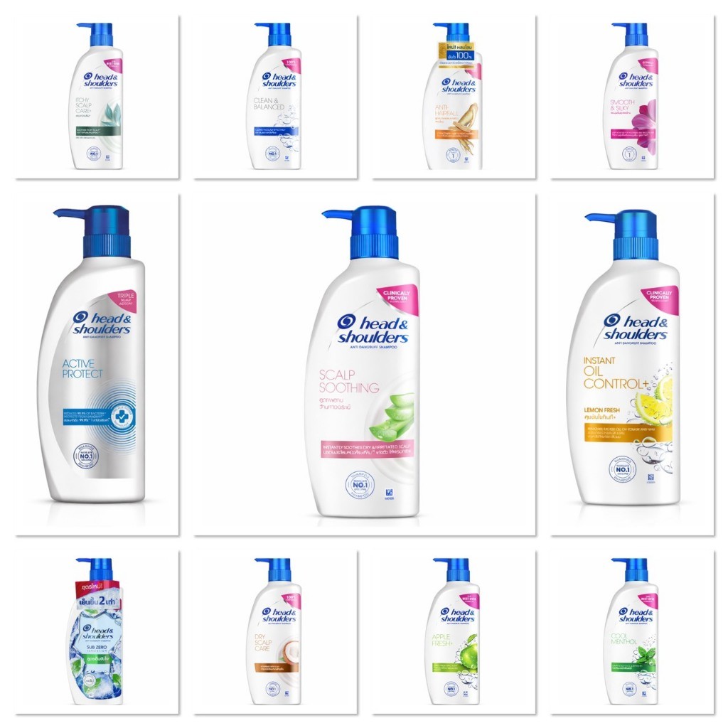 Head&Shoulder's เฮดแอนด์โชว์เดอร์ แชมพูขจัดรังแค ยาสระผม แชมพูสระผม ขนาด 370มล.
