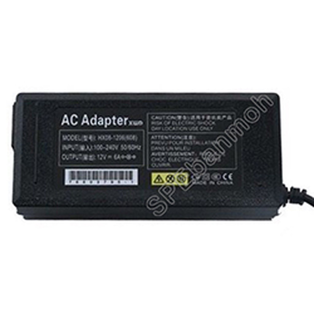 HX08-12V6A อแดปเตอร์ 12VDC 6A แอมป์เต็ม พร้อมสายAC อแดปเตอร์ 12โวล์ท6แอมป์ แอมป์เต็ม Adapter Charger