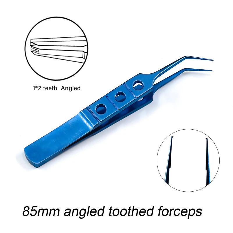 1 ชิ้นแหนบ Bonn ฟัน Mcpherson Forceps ophthalmic Corneal Oftalmologia Instrumentos คีมแหนบทางการแพทย