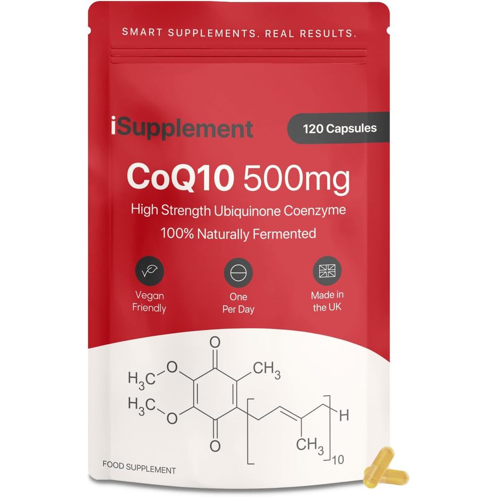 CoQ10 plement 500mg CoEnzyme Q10 - CoQ10 ประสิทธิภาพสูงตามธรรมชาติจากผลิตภัณฑ์| เม็ดไมโครเม็ดละวัน 1