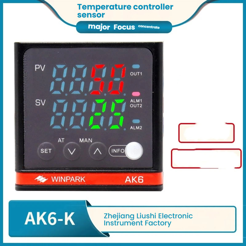 Changzhou Huibang AK6 ความแม่นยําสูง AK6-AKL210-C000R เทอร์โมสตัทอัจฉริยะ AK6-AKL210