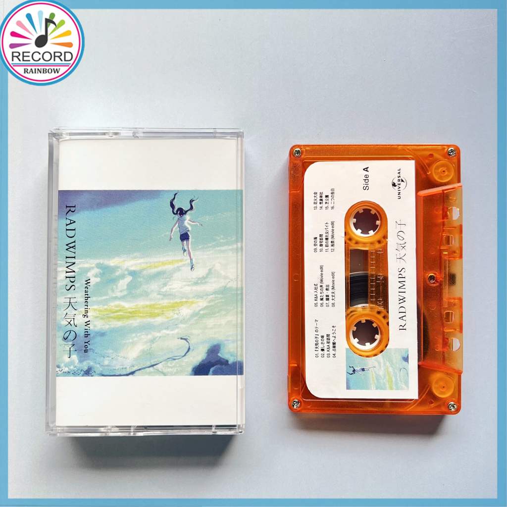 RADWIMPS Tenki No Ko Weathering With You Movie Soundtrack OST Cassette Tape Brand New [Sealed] Origi