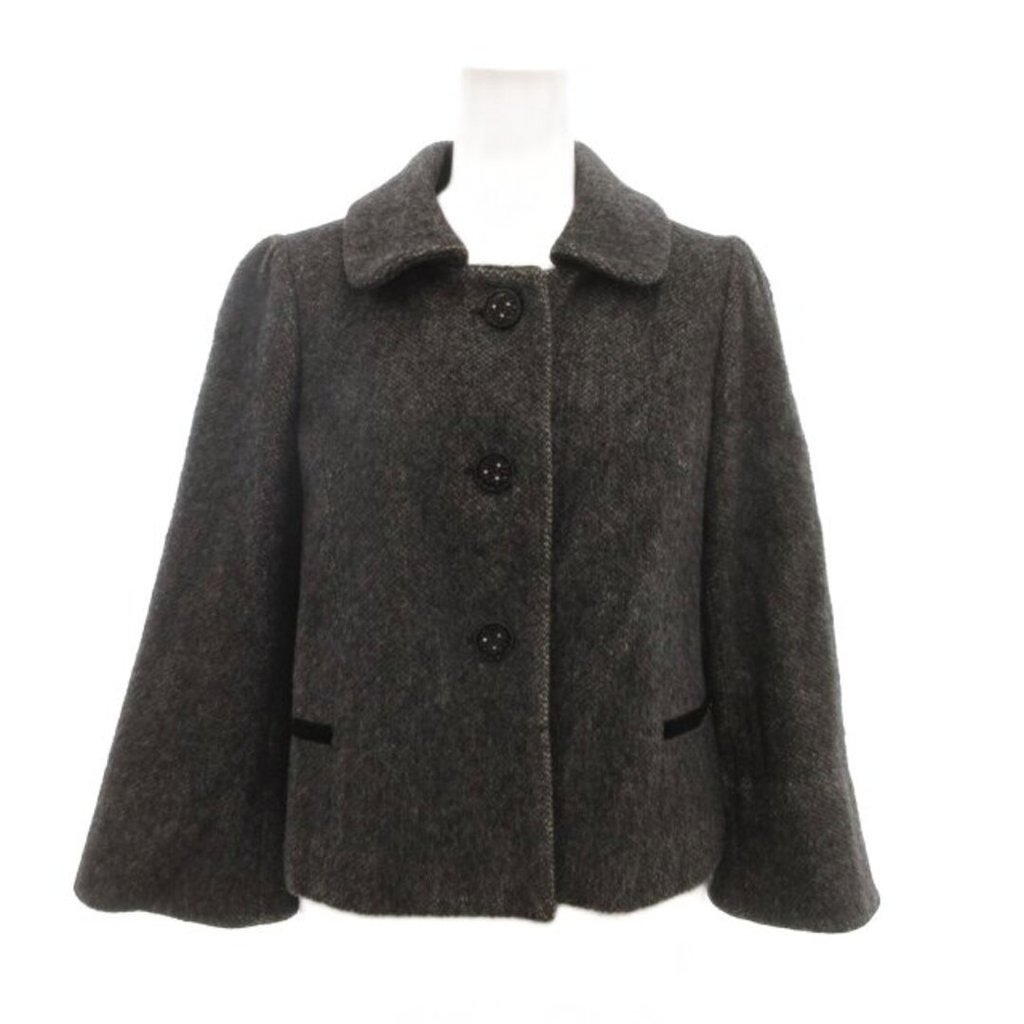 Cynthia Rowley call Charcoal Jacket wool gray Direct from Japan Secondhand