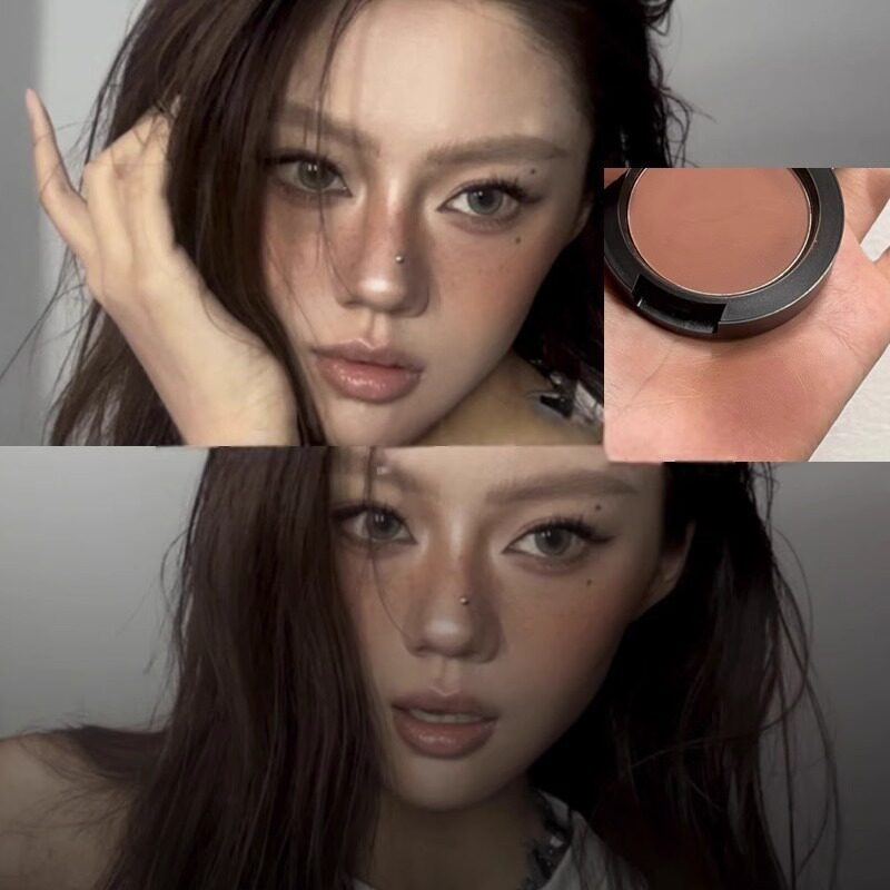 บลัช blush ผิวเหลือง Native Asian Makeup Nude Coffee Earth Brown Blush Light ยุโรปอเมริกันไทยแต่งหน้