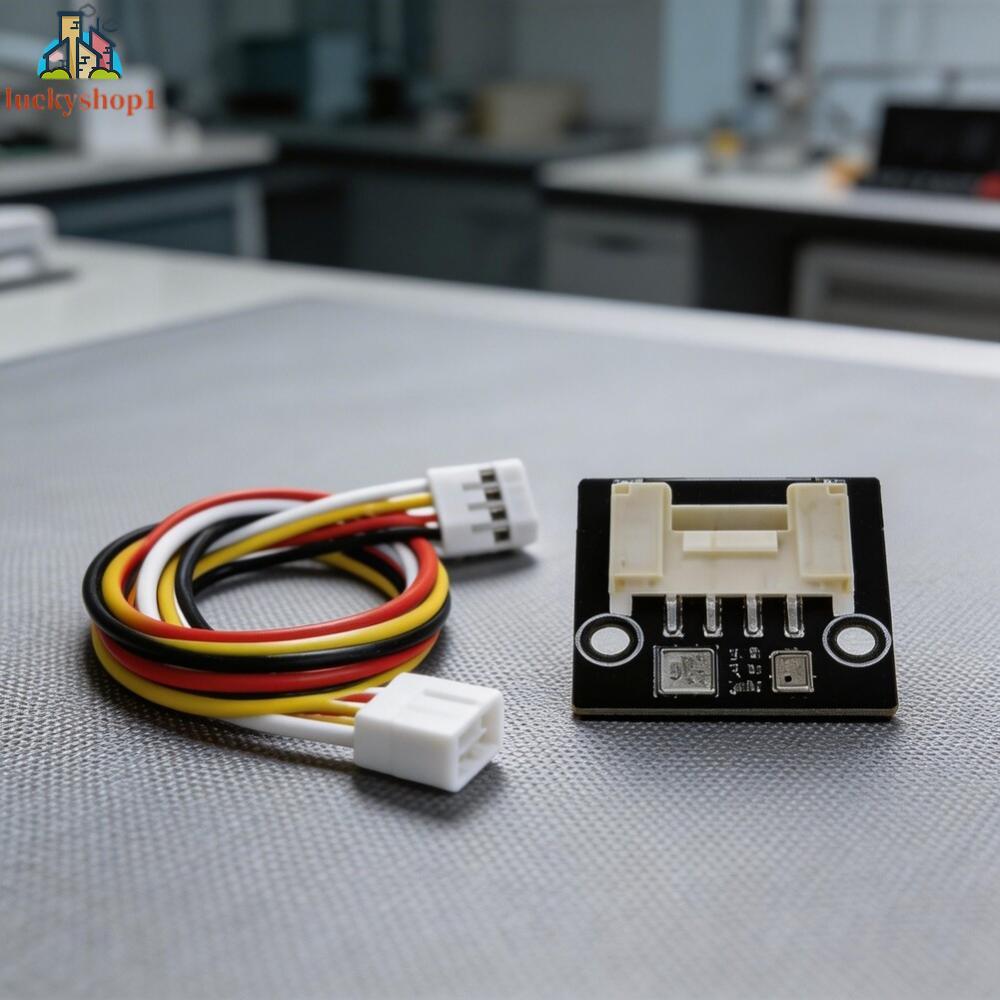 AHT20 พร้อมสําหรับโมดูลเซ็นเซอร์ BMP280 I2C สําหรับข้อมูลความดันความชื้นอุณหภูมิที่ถูกต้อง