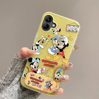 Samsung a06 case samsung a07 case วงเล็บกระจก เคสโทรศัพท์เยลลี่