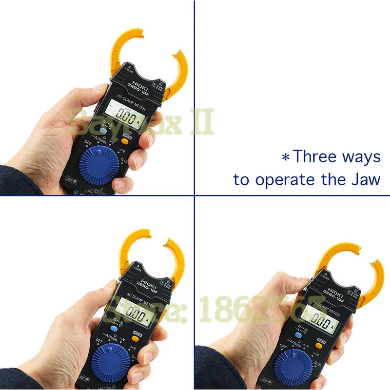Hioki 3280-10F 1000A AC Digital Clamp Meter พร้อมอัตรากว้างของ -25C ถึง 65 C(-13.0 F ถึง 149.0 F)