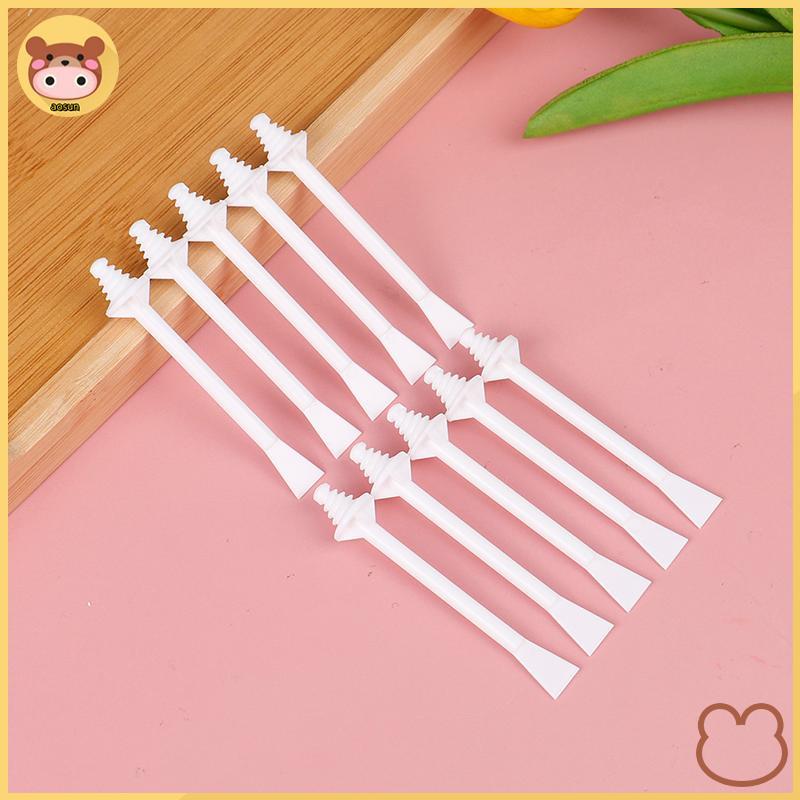 Aosun 10 ชิ้น Nose Wax Wax Wax sti พลาสติกกําจัดขนแบบใช้แล้วทิ้ง smearing sti VN