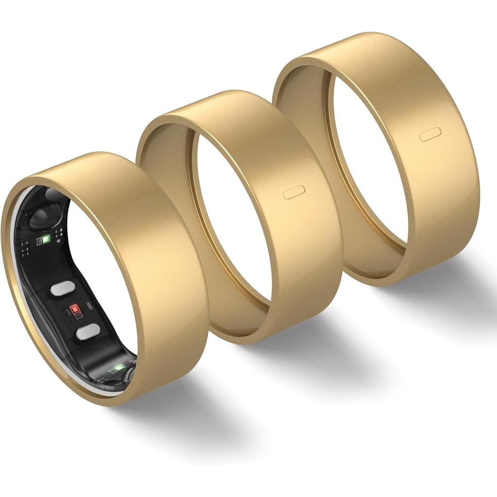 3 แพ็คแหวนฝาครอบใช้งานร่วมกับ RingConn Gen 2, Matte Texture Anti-Scratch TPU แหวนป้องกันสําหรับ Ring