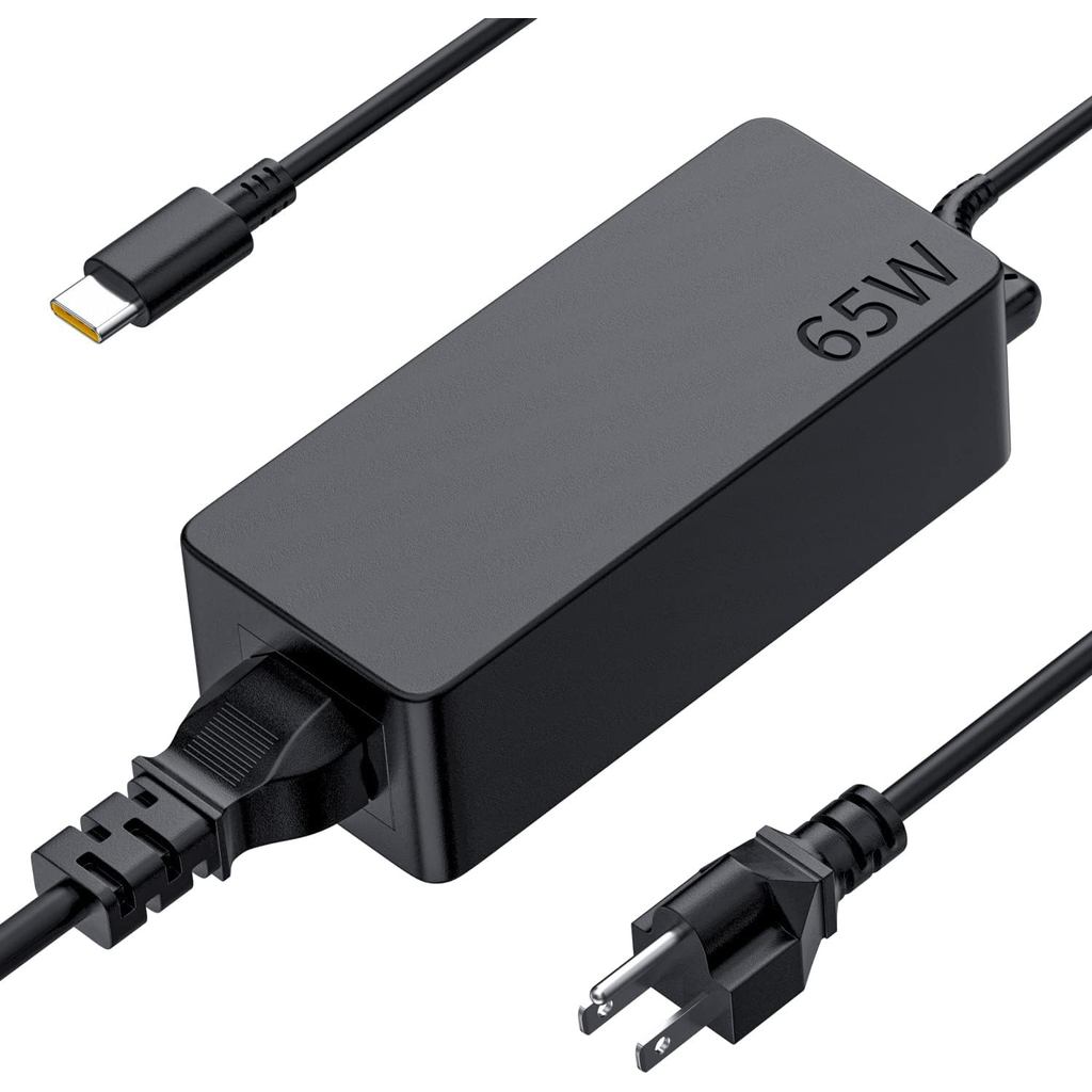 65W USB C ประเภท C อะแดปเตอร์แล็ปท็อปสําหรับ Lenovo ThinkPad X1 คาร์บอน T14 T15 T480 T490 T580 E14 E