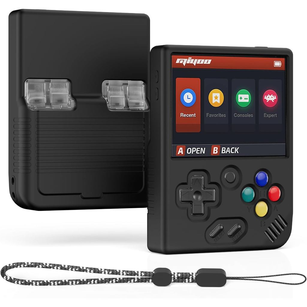 อุปกรณ์เสริม Miyoo Mini Plus นุ่ม [กันลื่น] [กันกระแทก] เคสป้องกันแบบกําหนดเองสําหรับ Miyoo Mini Plu