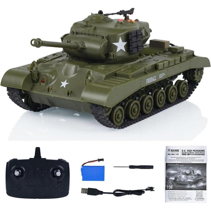Heng Long 1/30 U.S M26 Pershing R/C IR Tank 3841-2
