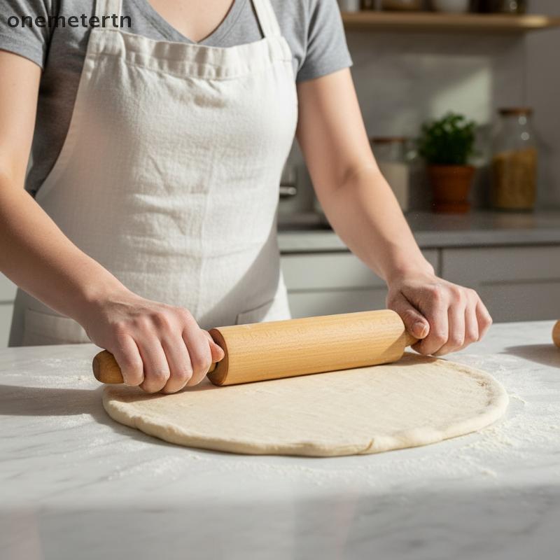 Oyr Rolling Pin Pastry และพิซซ่า Baker Roller ไม้เบเกอรี่เครื่องครัว Pastry Rolling Pin Pie Rolling 