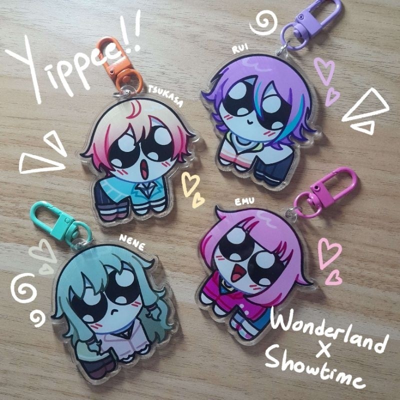 PROJECT SEKAI Wonderland x Showtime - พวงกุญแจสร้าง yippee gantungan kunci fanmerch - Tsukasa Tema E