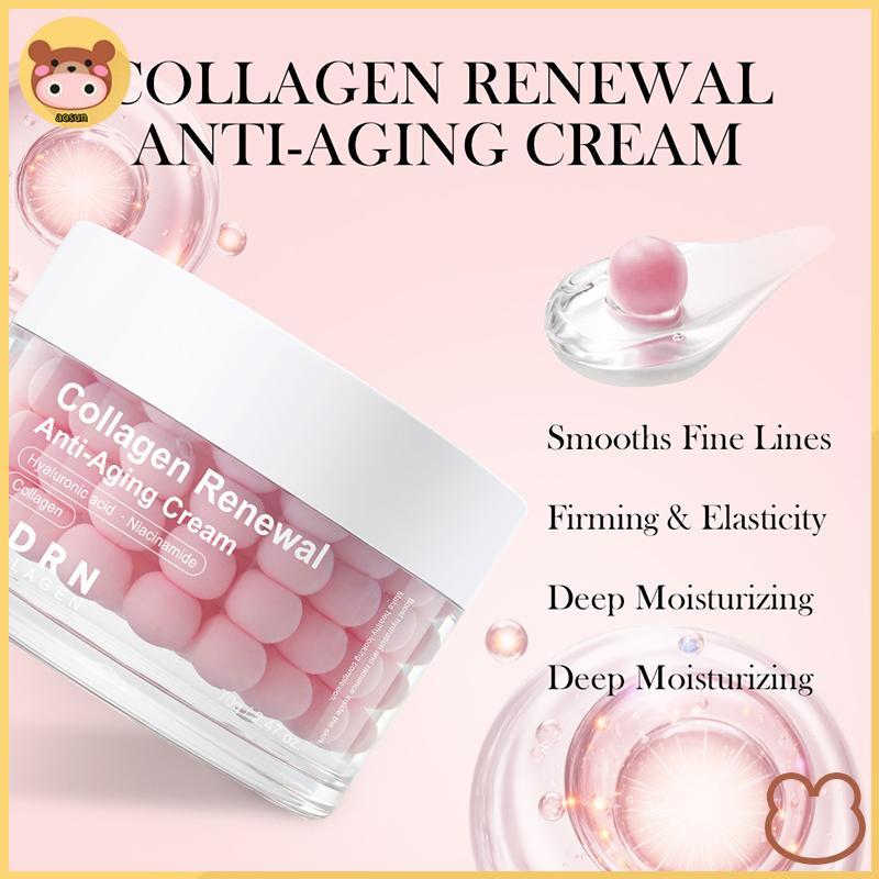 Aosun DOLANJN ครีมคอลลาเจนแคปซูลสีชมพูเหมาะสําหรับทุกสภาพผิว Moisturizing Firming VN