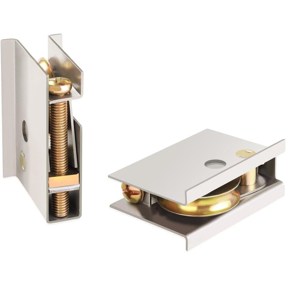 0C5Y00P0 ลูกกลิ้งประตูลานเลื่อนเข้ากันได้กับ P-Ella เลื่อนประตูลาน 1-1/2ลูกเหล็กล้อแบริ่ง (2 ชุดลูกก