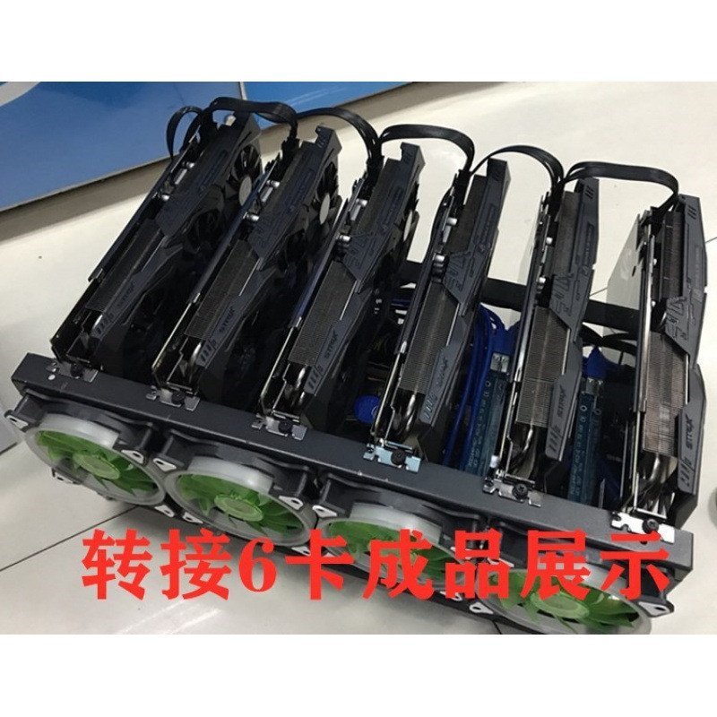 สตูดิโอ 6-8 การ์ดแร็คแร็คคูลลิ่งกราฟิกการ์ดหลัก gpu Rack ชั้นวางคอมพิวเตอร์คงที่เปิดวงเล็บ gpu E9DL