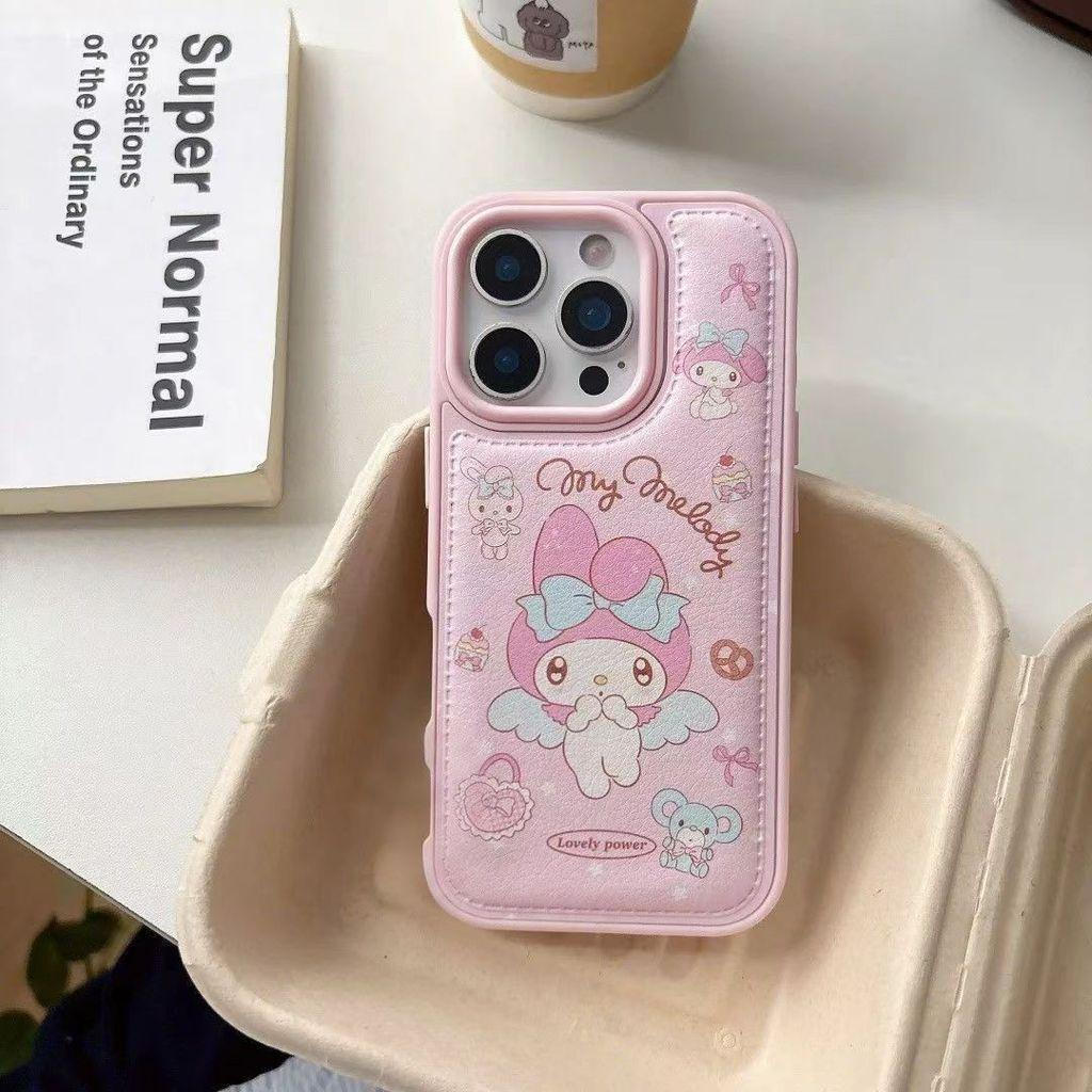 น่ารัก Melody Big Hole Bread Case เคสโทรศัพท์, เหมาะสําหรับ iPhone 16 Pro Max/15/17 Pro/14 Pro Max/13 Pro Max/12 Pro Max/11, Unique Niche Shock-proof CXI7 LUOS