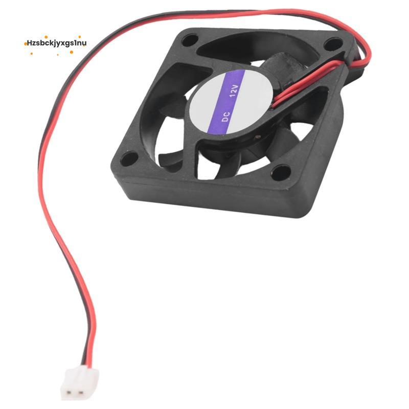 Hzsbckjyxgs1nu50mm x 50mm x 10mm 5010 DC 12V 0.1A 2Pin พัดลมระบายความร้อนไร้แปรงถ่าน