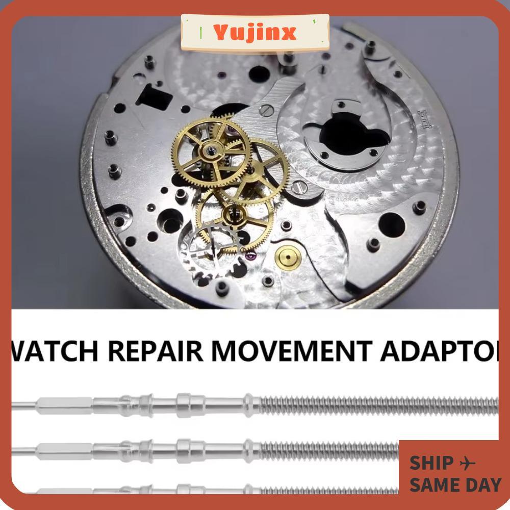 YUJINX 5pcs Movement นาฬิกา Stem Crown ชุด, เหล็ก Mechanical Movement นาฬิกาอะไหล่,อัตโนมัตินาฬิกาซ่