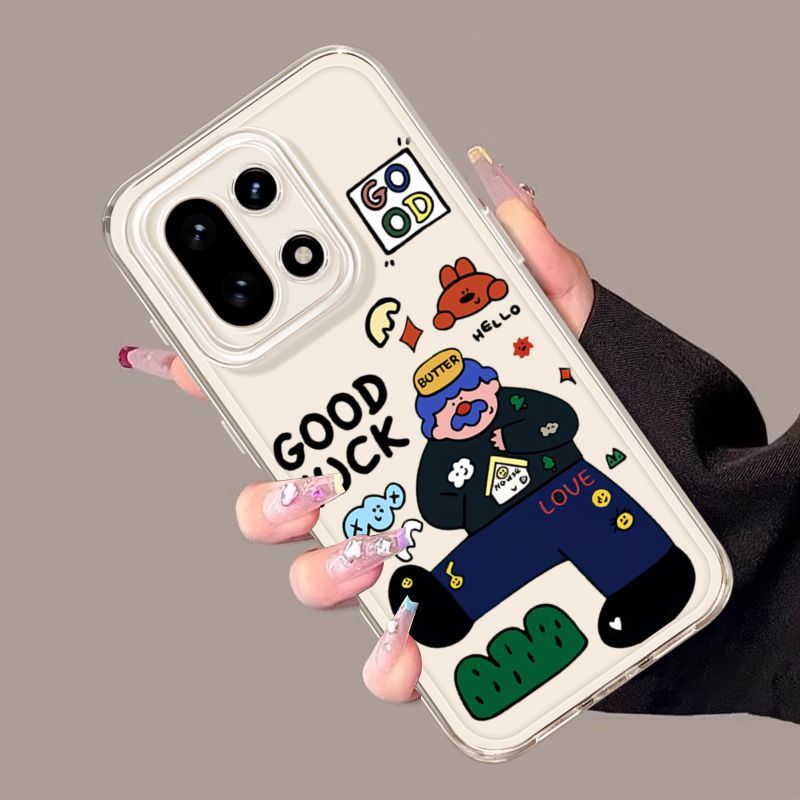 ลุงเคราเหมาะสําหรับ OnePlus 15T เคสโทรศัพท์สไตล์ใหม่ 1Plus 15 โปร่งใสกันกระแทก 13T รวมทุกอย่าง 12 ซิ