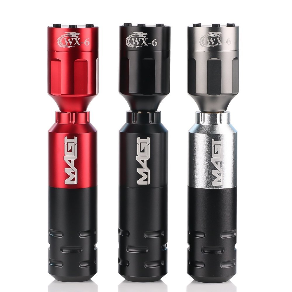 Professional Complete Mini Rocket Rotary Tattoo Machine Pen Kit Wireless Power Supply RCA Jack Tatto
