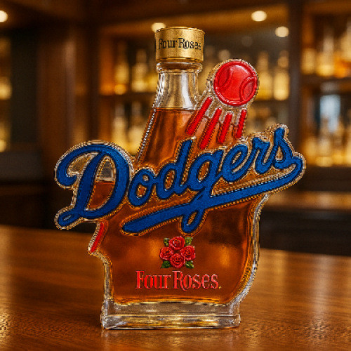 New product on the independent platform Dodgers Whiskey Bottle Dodgers whiskey bottle glass
