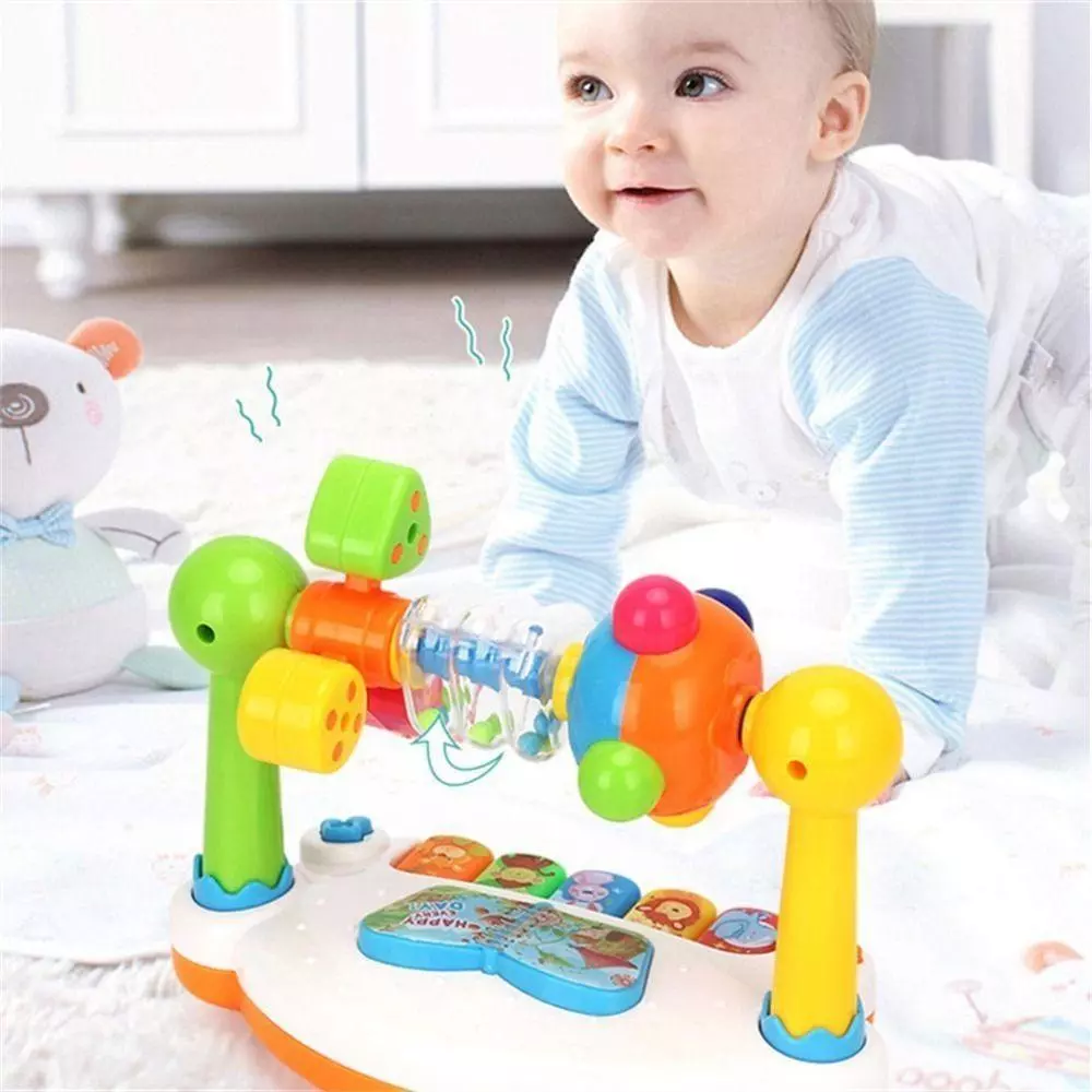 ทอยบ็อกซ์ ของเล่นเปียโนเด็ก คีย์บอร์ดดนตรีมีแสงเสียง thumbnail 4