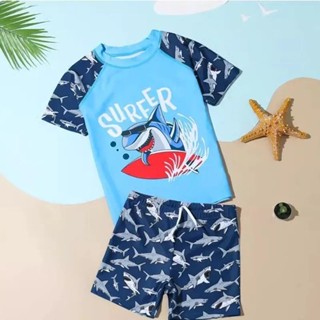 ชุดว่ายน้ำเด็ก ชุดว่ายน้ำและกางเกงว่ายน้ำรุ่นใหม่สไตล์โมเดิร…