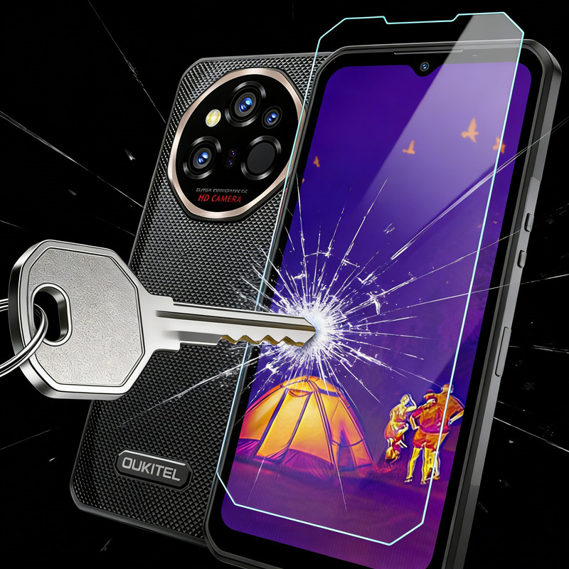 กระจกนิรภัยสําหรับ OKITEL WP35 WP35S WP35 Pro ฟิล์มกันรอยหน้าจอป้องกัน