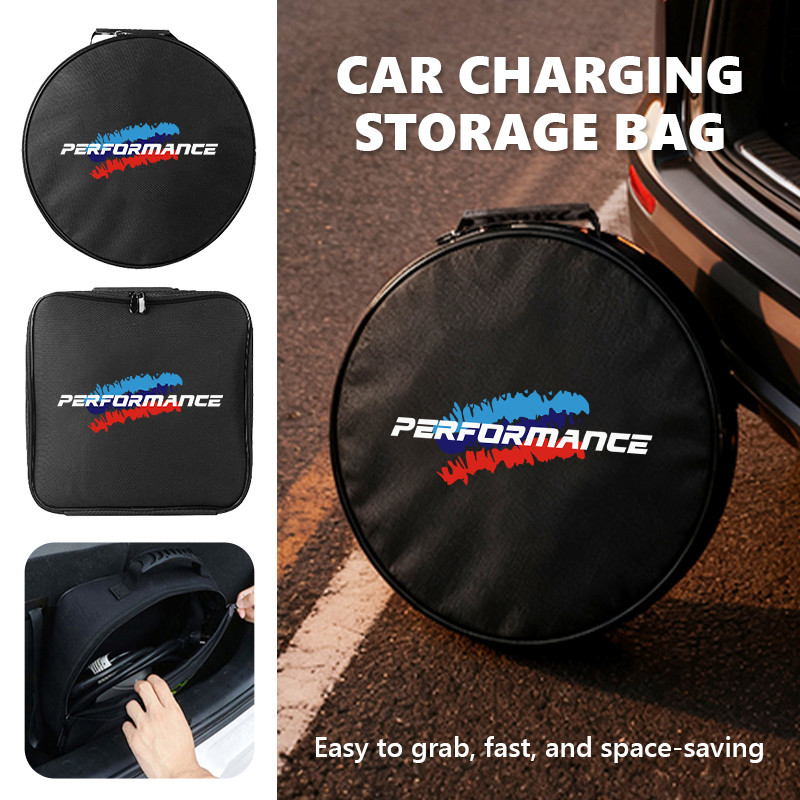 สําหรับ BMW ไฟฟ้ารถ charger ปลั๊กพกพากระเป๋าประสิทธิภาพ M Alpina iX iX1 iX2 iX3 iX4 iX5 iX7 F11 E30