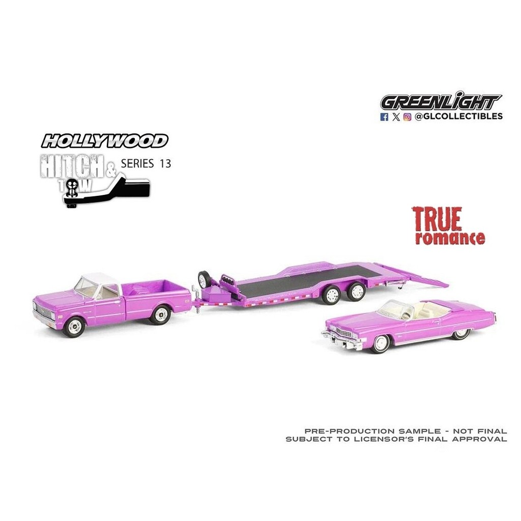 GreenLight GreenLight 1: 64 Clarence และ Clarence ของ Alabama และ Alabamas 1974 Cadillac Eldorado Ca
