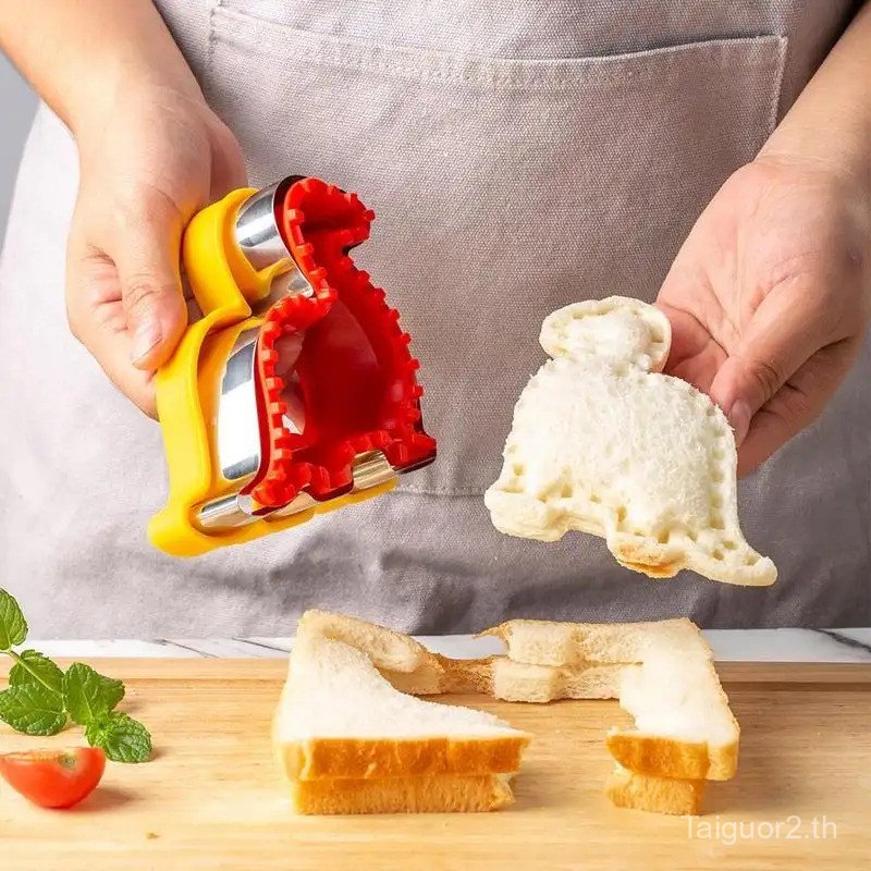 1 Piece Dinosaur Shape Bread Cutter Mold, DIY Stainless Steel Sandwich Cutter Sealer, Sandwich Maker