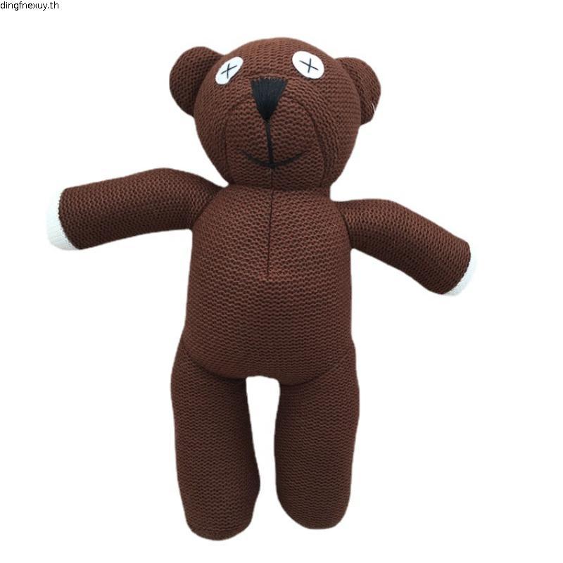 หมอนตุ๊กตาฟิกเกอร์ รูปการ์ตูนหมี Rowan Atkinson Row Mr.Bean Teddy Bear Bean Bear ขนาด 36 ซม. สีน้ําต