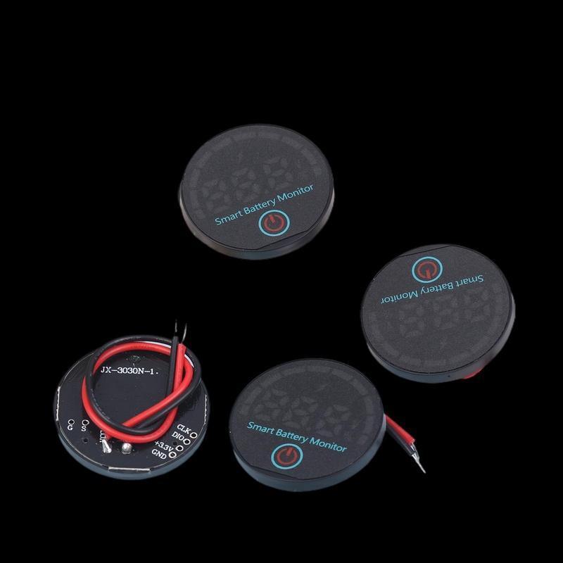 [WY3] Universal DC 7-55V รอบ LED ตัวบ่งชี้ระดับแบตเตอรี่ W Power-off หน่วยความจําฟังก์ชั่นจอแสดงผลระ