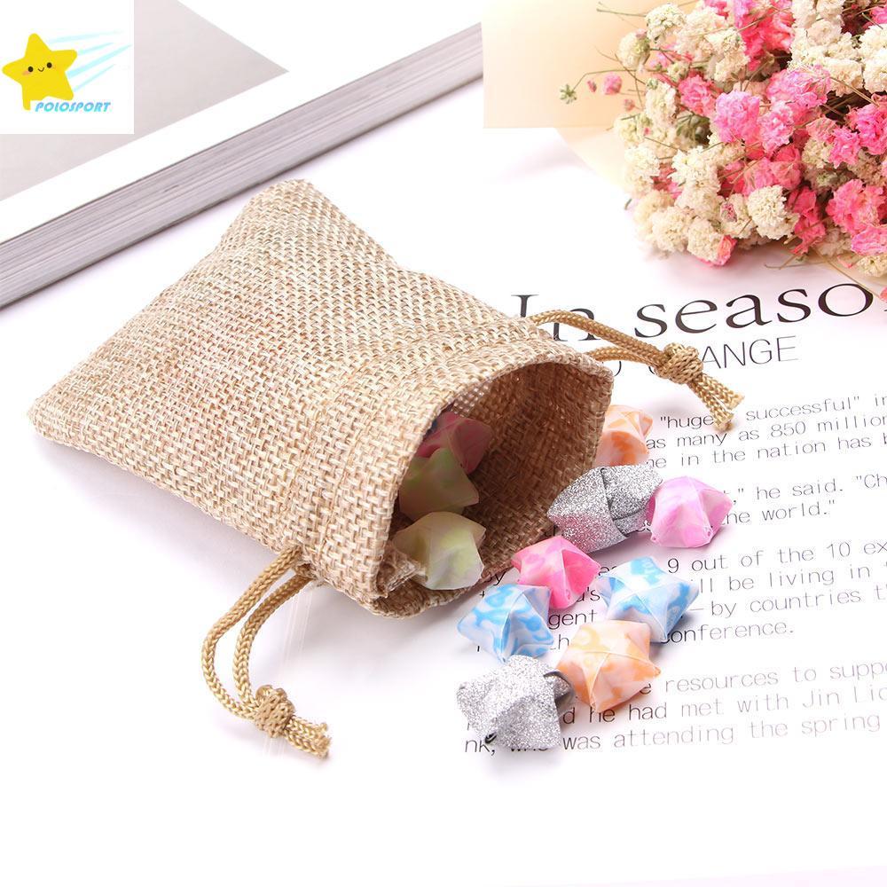 POLOSPORT Bag กระเป๋า Favour Gunny Drawstring Pouch Party Rustic Sack Favorite