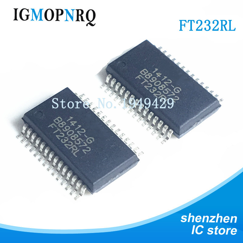 1 ชิ้น/ล็อต FT232RL อินเทอร์เฟซ USB IC FT232R SOP Ch Single Full Speed ใหม่