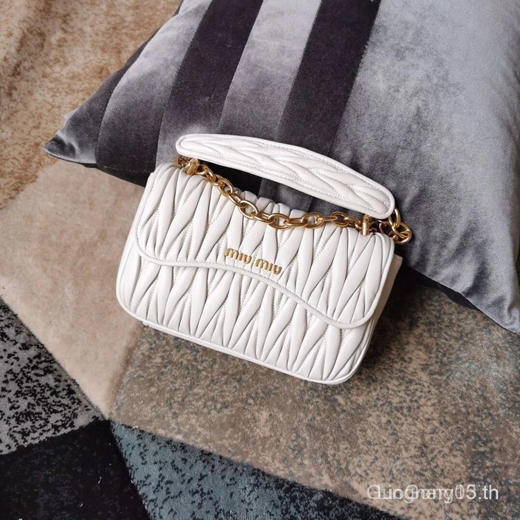 Muu miumiu สีขาว 5BD140 #