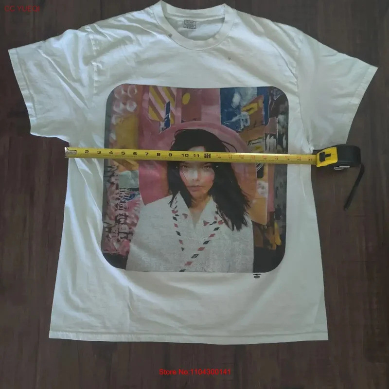 เสื้อยืดวินเทจลาย Bjork Post สีชมพู สไตล์ร็อกพังก์ป๊อป ไซส์ XL ผ้าฝ้าย 100% เหมาะสำหรับใส่ในชีวิตประ