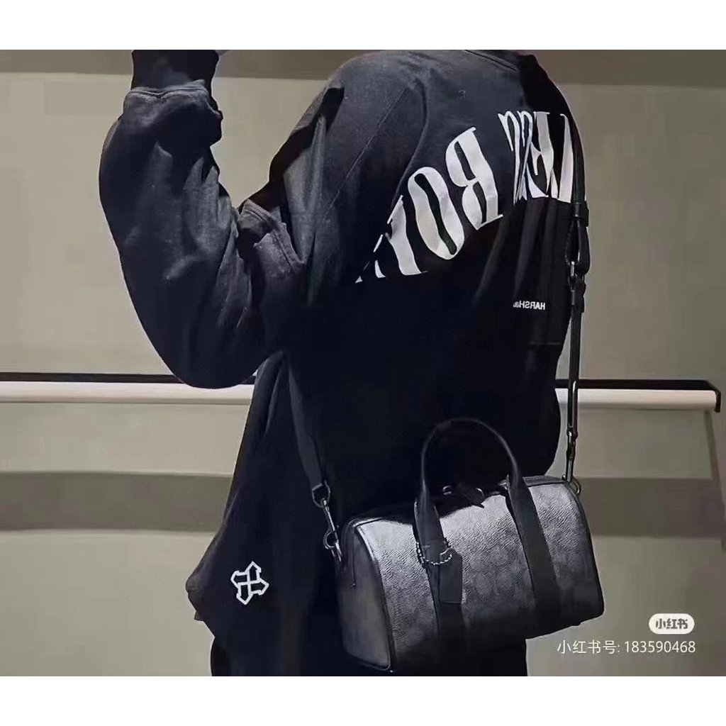 News Classic Logo Canvas Pattern GOTHAM No. 24 กระเป๋าเดินทาง กระเป๋าใส่หมอน CA186