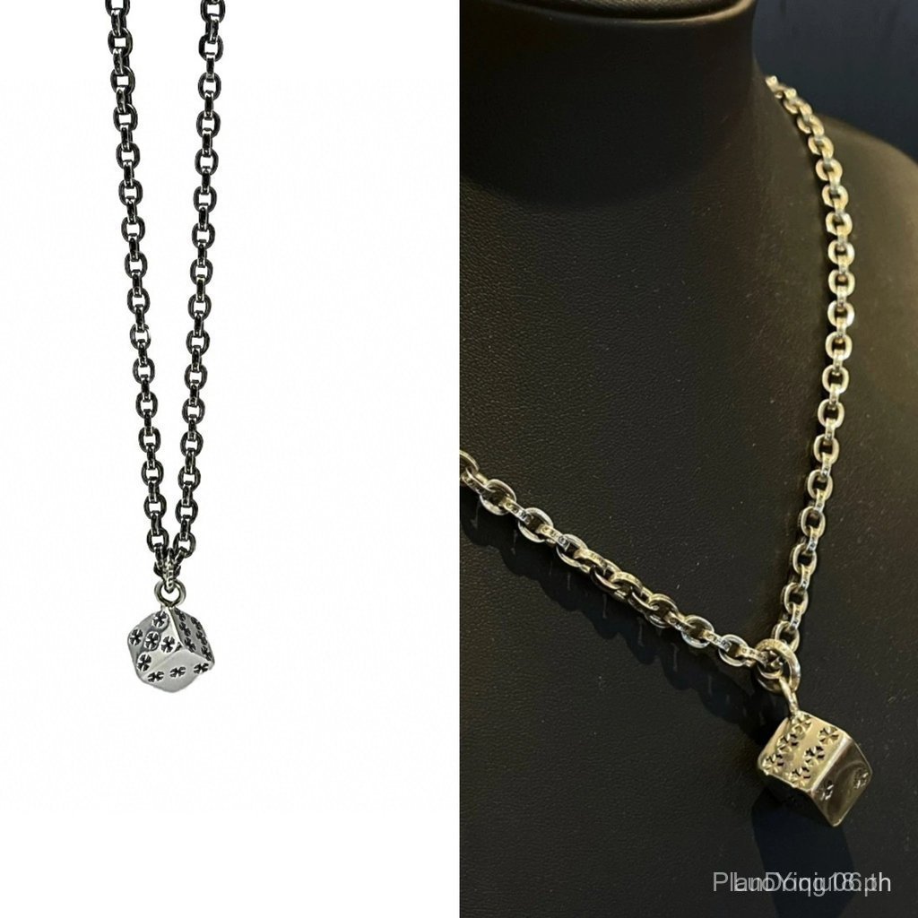 สร้อยคอลูกเต๋า Chrome Hearts ทำจากเงินแท้925