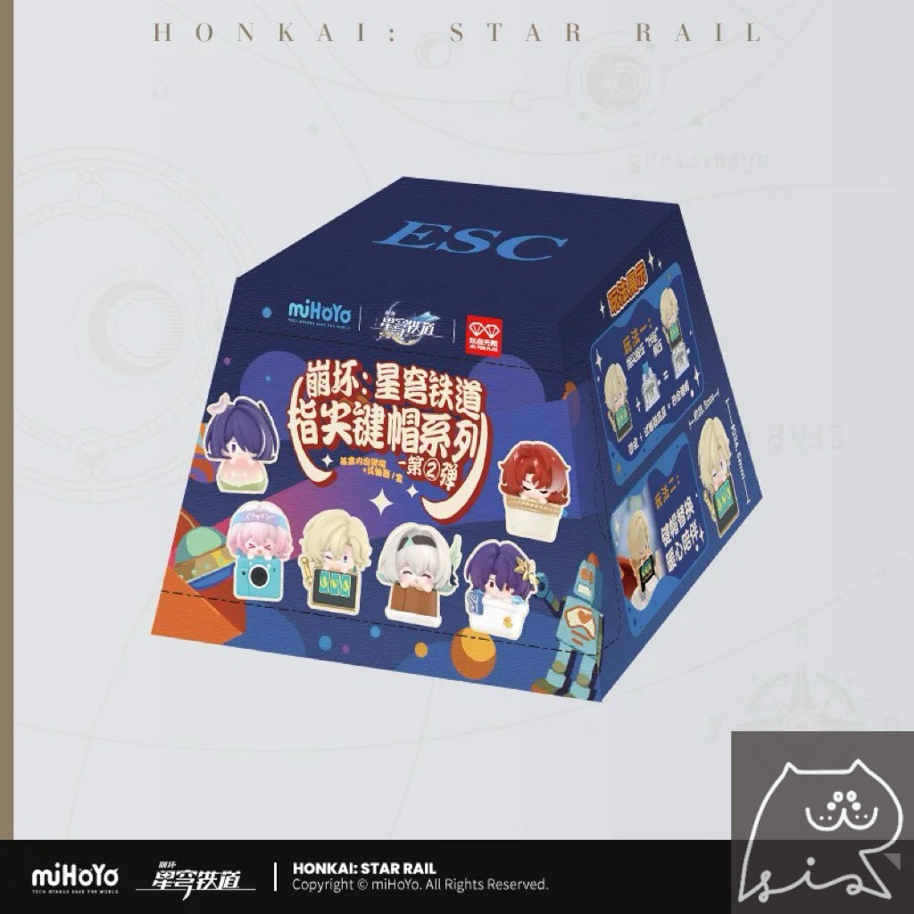 [สุ่ม] Mihoyo Honkai Star Rail Official คีย์แคป Keycap Vol.1/2 Firefly Aventurine Kafka ลิขสิทธิ์แท้