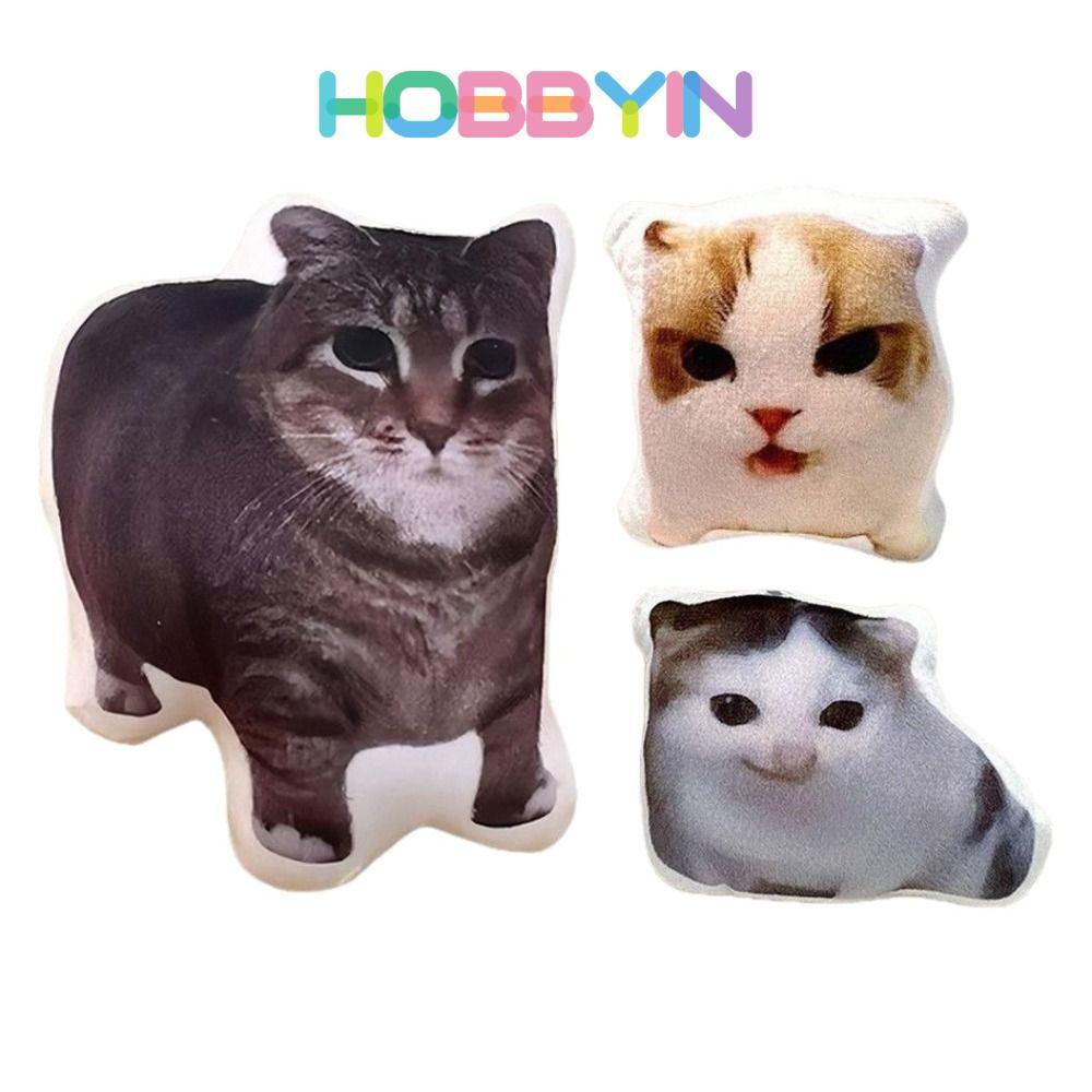 HOBBYIN German Kitten Sound Keychain - Decompression Cat Voice Toy สำหรับกระเป๋าโรงเรียน